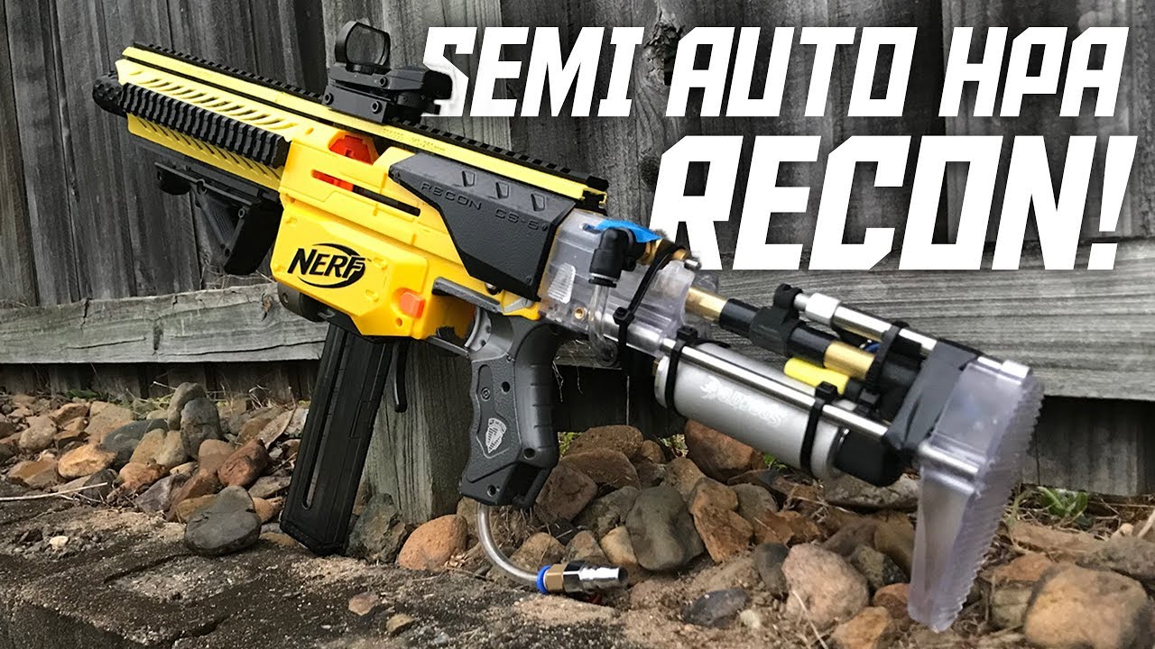 Semi Auto HPA Recon || Sniper Buddy New Blaster - YouTube