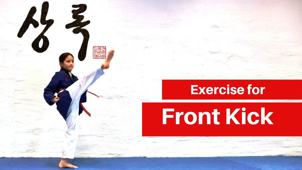 How to Front Kick Tutorial for Taekwondo and Karate YouTube