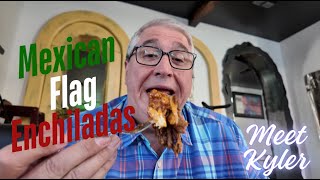 What is a Mexican Flag Enchilada