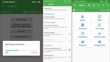 How to Backup and Restore Contacts,Messages,Call Logs,Apps in Android