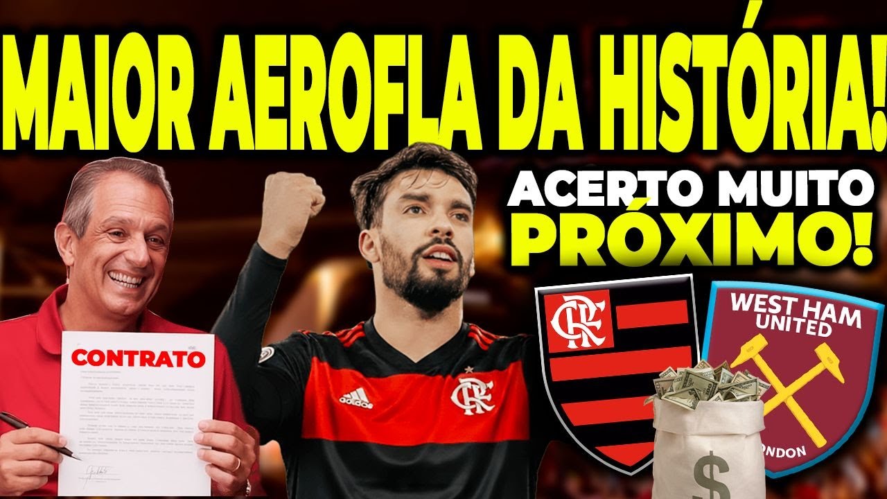 TEREMOS AEROFLA PARA RECEBER PAQUETÁ ? FLAMENGO MUITO PRÓXIMO DO ACERTO FINANCEIRO