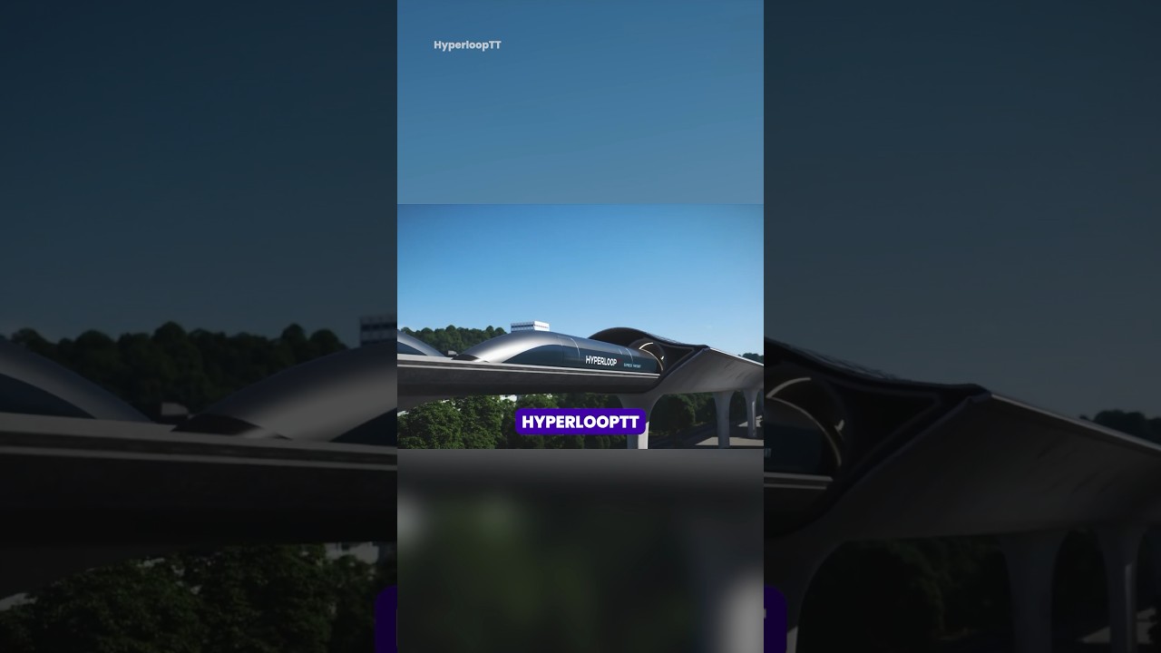 @HyperloopTT’s ultra-fast, automated freight transport system 👀 🚊 #short
