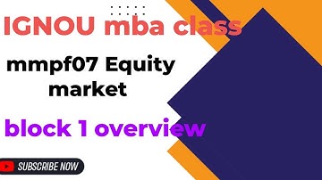 IGNOU mmpf07 class! Block 1 overview! IGNOU mmpf 07 important questions