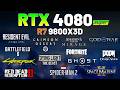 RTX 4080 SUPER + RYZEN 7 9800X3D - Test in 12+ Games
