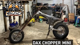 Build dax Chopper⁉part 1 #chopper #daxchopper #welding #chopperkampung