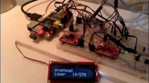 Raspberry Pi controller for 3D DLP printer