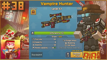 Pixel Gun 3D - Gameplay Walkthrough Part #38 - Vampire Hunter & Review