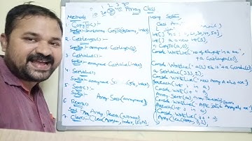 array class methods in c#