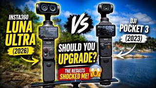 Insta360 Luna Ultra vs DJI Pocket 3 – Should You Upgrade? The Results Surprised Me!
DJI Pocket 3 (2023) vs Insta360 Luna Ultra (2026), does newer technology really matter, or is the older DJI Pocket 3 still the better camera?
The DJI Pocket 3 is still a fantastic camera, even three years after its release. It has excellent image quality, great stabilization, and has proven itself as one of the best pocket cameras ever made.
But technology moves fast, and as you’ll see in this test, I think the Insta360 Luna Ultra has the edge.
What makes this even more impressive is that the Luna Ultra is Insta360’s first real attempt at a pocket camera. They’ve done an amazing job, and it shows just how serious Insta360 is about competing in this market.
In this video, I put the two cameras side by side and test:
Image quality
Normal/standard color profiles
Log profiles
Stabilization
Zoom
Overall usability
Real-world performance
Timestamp:
00:00 Take a Guess?
00:43 Did you see it, Insta360 Luna Ultra vs Dji Pocket 3 in normal color profiles
06:25 Insta360 Luna Ultra vs Dji Pocket 3 tracking test, new tech matter!
11:48 Insta360 Luna Ultra vs Dji Pocket 3, Ilog vs D-log any difference?
15:54 Insta360 Luna Ultra vs Dji Pocket 3, stabilization test, walking and run
There are still plenty of reasons to choose the DJI Pocket 3. If youre already invested in the DJI ecosystem and love the Pocket 3, I would absolutely recommend keeping it. I’m definitely not selling mine! It’s still a brilliant camera with excellent qualities.
But heres where it gets interesting...
If you already own the Pocket 3, I personally don’t see a big reason to upgrade to a Pocket 4 or Pocket 4 Pro just because it’s newer. If I wanted something genuinely different, I would rather look at the Insta360 Luna Ultra.
You get newer technology, more processing power, a fantastic detachable screen, excellent zoom capabilities, and an interface that works incredibly well, especially for solo creators.
And if this is what Insta360 can achieve with its first pocket camera, I can’t wait to see what comes next.
So, if I could only buy ONE of these cameras today?
👉 My choice would be the Insta360 Luna Ultra.
But don’t count out the DJI Pocket 3. Three years later, it’s still an incredible camera and one I’ll continue using.
Which would you choose, DJI Pocket 3 or Insta360 Luna Ultra? Let me know in the comments!
👍 Give the video a thumbs up if you enjoyed it and subscribe for more real-world camera tests and comparisons.
If you want to buy any of the products I use, check out the links below. Using my links helps support the channel and allows me to keep making videos like this.
➡️ Get your Insta360 Luna Ultra here:
https://www.insta360.com/sal/luna-series?utm_source=AffiliateCenter&utm_medium=copylink&utm_term=INRVAGJ
➡️ Get your Insta360 Mic Pro here:
https://www.insta360.com/sal/mic-pro?utm_source=AffiliateCenter&utm_medium=copylink&utm_term=INRVAGJ
➡️ Get your Insta360 Ace Pro 2 here:
https://www.insta360.com/sal/ace-pro-2?utm_term=INRVAGJ
➡️ Get your Insta360 Flow 2 AI Tracker Bundle:
https://www.insta360.com/sal/flow-2-pro?c=3994&utm_term=INRVAGJ
➡️ Get your Insta360 GO Ultra:
https://www.insta360.com/sal/go-ultra?utm_term=INRVAGJ
➡️ Get your Insta360 X5 here:
https://www.insta360.com/sal/x5?utm_term=INRVAGJ
➡️ Get your Insta360 X5 Ultra battery:
https://store.insta360.com/product/x5-ultra-battery?utm_term=INRVAGJ
➡️ Get your Insta360 X5 ND Filters:
https://store.insta360.com/product/x5-nd-filters?utm_term=INRVAGJ
➡️ Get your Insta360 Accessories:
https://store.insta360.com/accessory?utm_source=AffiliateCenter&utm_medium=copylink&utm_term=INRVAGJ
➡️ Get your Insta360 X4 Air:
https://www.insta360.com/sal/x4-air?utm_source=AffiliateCenter&utm_medium=copylink&utm_term=INRVAGJ
Thanks for watching, and as always, I’ll see you in the next video! Insta360 Luna Ultra vs DJI Pocket 3 – Should You Upgrade? The Results Surprised Me!