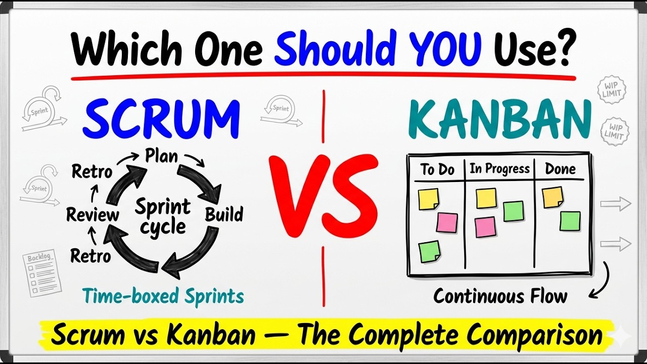 Scrum vs Kanban | Key Differences Explained | Which One Should Your ...