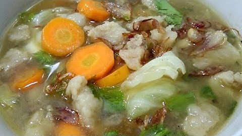 SOP SANDUNG LAMUR/LEMAK SAPI