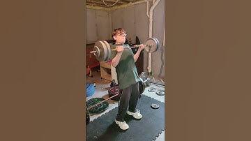 65lbs cheat curl PR!! 11 years old!!