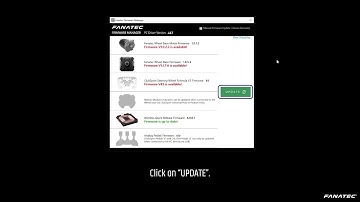 Steering Wheel Firmware Update - EN