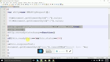 Ajax Call Using JavaScript To Send Data Through Get method