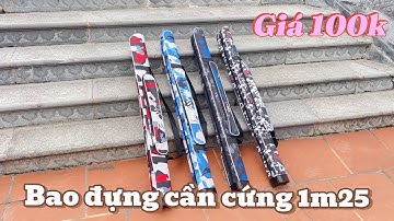 100k / Bao Đựng Cần Câu Form Cứng 1 Ngăn 1m25