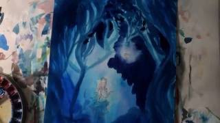 Night's forest - Speedpaint
