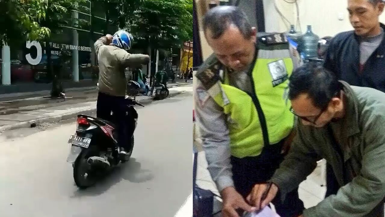 Video Pria Joget Di Atas Motor Jadi Viral Pengendara Ditindak