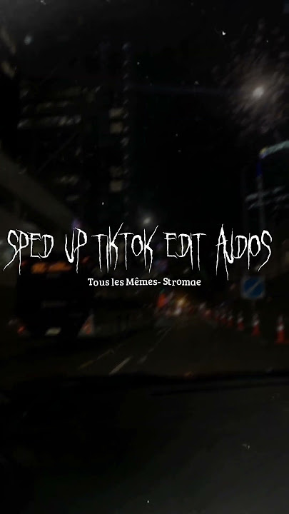 Sped Up Tiktok Audios ♡ (Tous les Mêmes- Stromae)