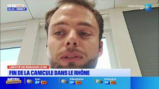 Florian Mallet previsionniste regional chez Meteo-France est l invite de Bonjour Lyon