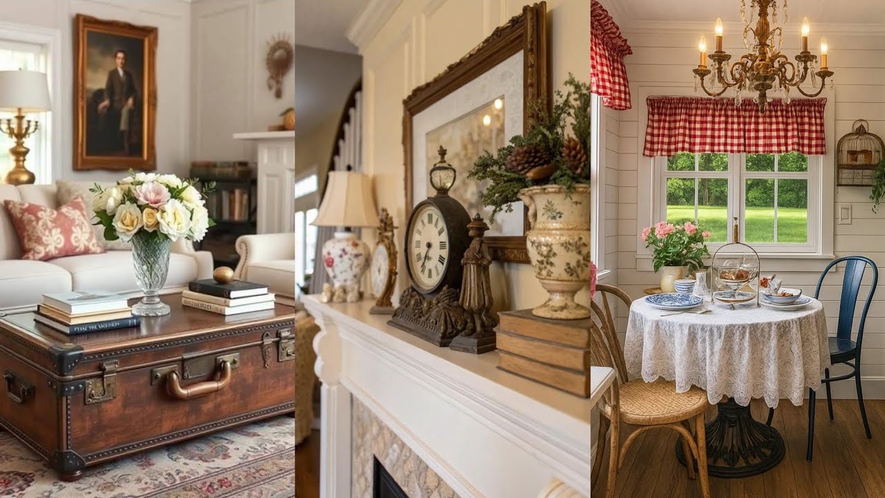 Vintage Antique Farmhouse Decor | Classic Home Decorating Ideas That Always Stay in Style🌻✨️