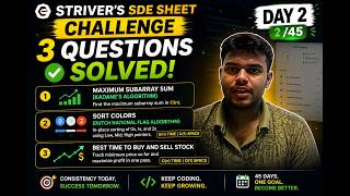 🚀 Striver's SDE Sheet Challenge - Day 2/45