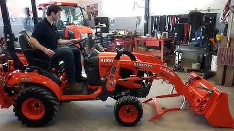Kubota BX23S Loader Removal & Install