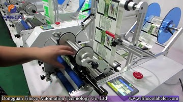 FK602 Semi Automatic Wine Bottle Labeling Machine