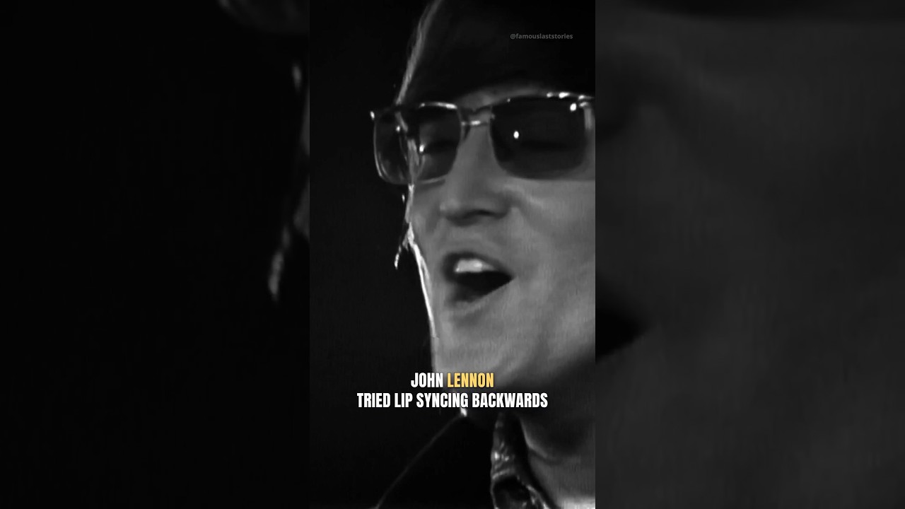 John Lennon Tried Lip Syncing Backwards in Rain #Shorts auf YouTube ansehen John Lennon Tried Lip Syncing Backwards in Rain #Shorts auf YouTube ansehen