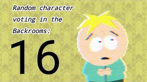 Random character voting in the Backrooms 16