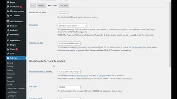 Ethereum WordPress ICO Plugin - Goerli Testnet Configure