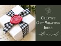 Creative Christmas Wrapping Ideas with Wax Seals