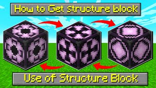 How to Get Structure Block in Minecraft in Hindi