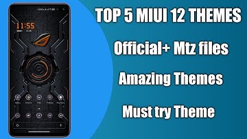 Top 5 Miui 12.5 Themes For Any Redmi,Mi and Poco Devices.Amazing Miui 12 Themes 2021|Miui Themes