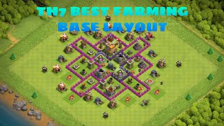 TH7 BEST FARMING BASE LAYOUT | Clash of Clans screenshot 5
