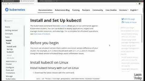 How To Install Kubectl CLI Client