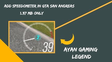 How To install Speedometer Mod in GTA San Andreas PC in Hindi Urdu | #ayangaminglegend