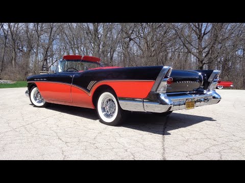 PERFECTION ! 1957 Buick Roadmaster Convertible in Red / Black & Ride My Car Story with Lou Costabile