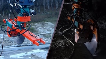 4-axis rail system in a tunnel: test and on-site deployment