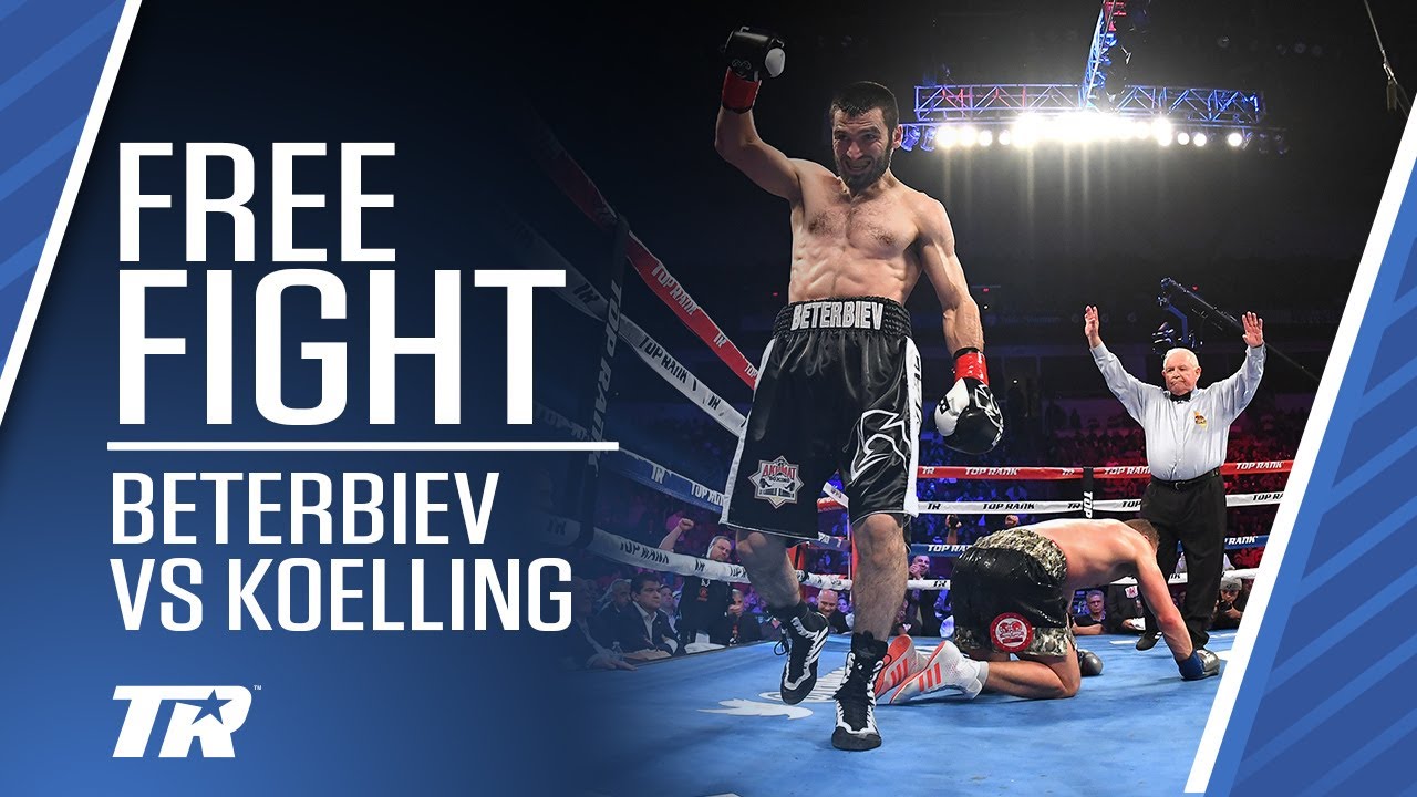 Artur Beterbiev Wins 1st Championship Artur Beterbiev vs Enrico Koelling FREE FIGHT 