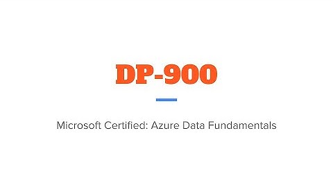Check out my new course on Azure DP-900 Data Fundamentals Exam
