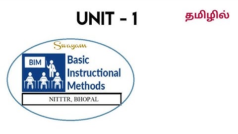 Basic Instructional Methods | Swayam online course | Explanation in Tamil | @RathiyaInnovation B.Ed