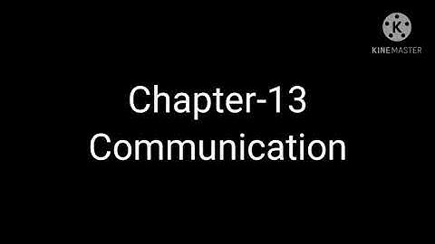 Class 3 sst ch 13(Communication)