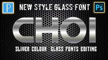 Sliver Colour Glass fonts Editing | dp Editing Tutorial | Pstouch Editng | Mazhar Edit
