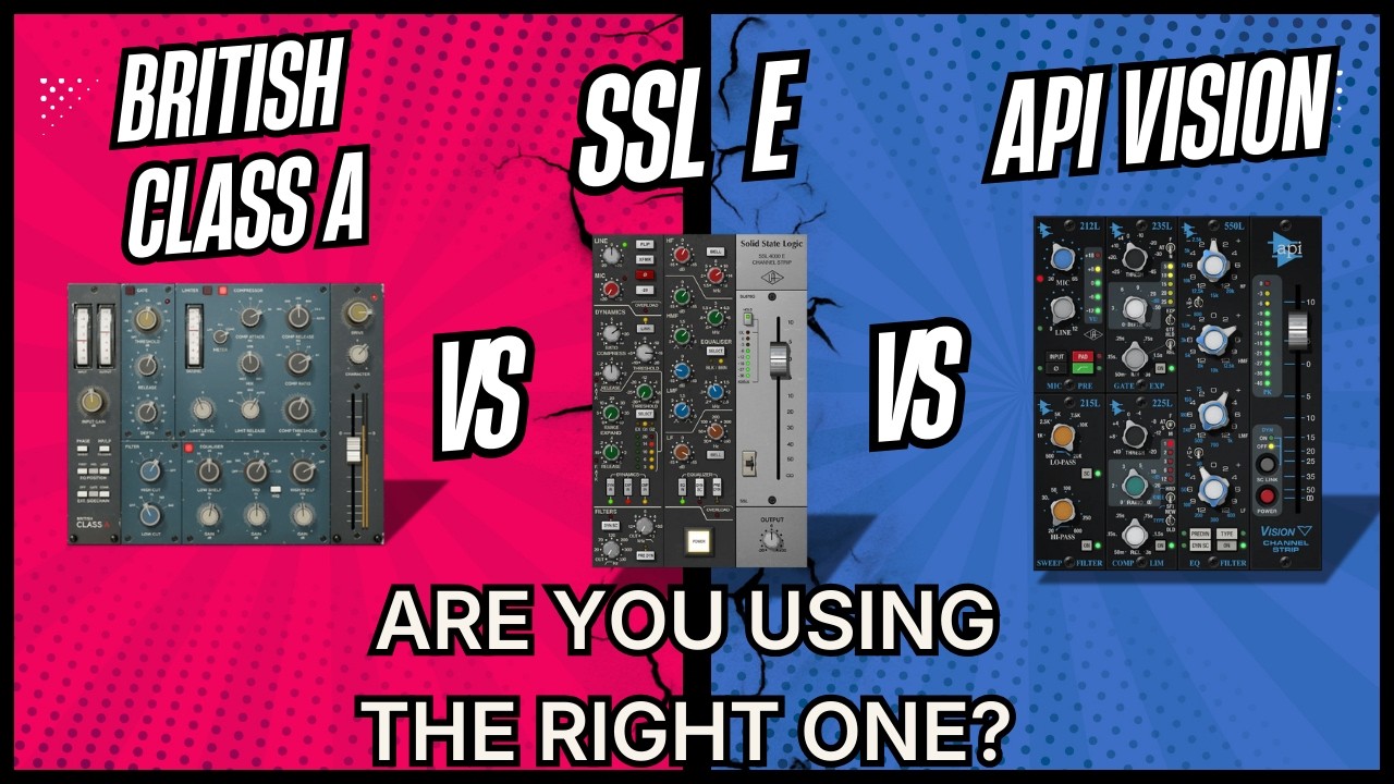 Stop Guessing: When to Use Neve, SSL, or API Channel Strips