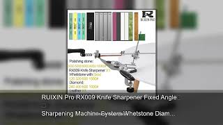 RUIXIN Pro RX009 Knife Sharpener Fixed Angle Sharpening Machine System Whetstone Diamond Sharpe