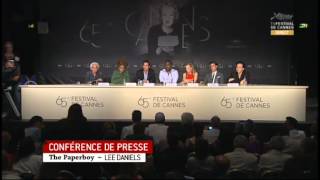 The Paperboy Full Press Conference - Cannes Film Festival 2012 (Lee Daniels)