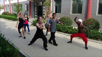 Kung Fu Basics: low kicks - first week at Shaolin Kung Fu School and after 11 months