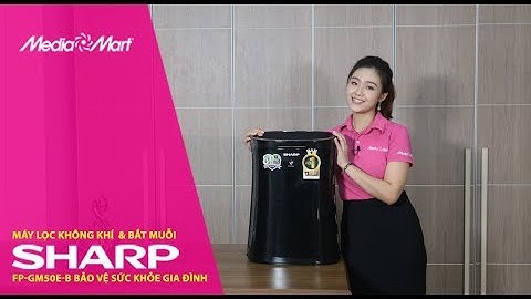 Máy lọc không khí bắt muỗi Sharp FP-GM50E-B: Bảo vệ sức khỏe gia đình