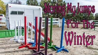 Where I Store My Jumps Over The Winter