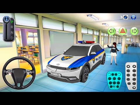 New Hyundai Electric Police Car School Building Parking 3D Driving Class 2025 Best Android Game New Hyundai Electric Police Car School Building Parking 3D Driving Class 2025 Best Android Game